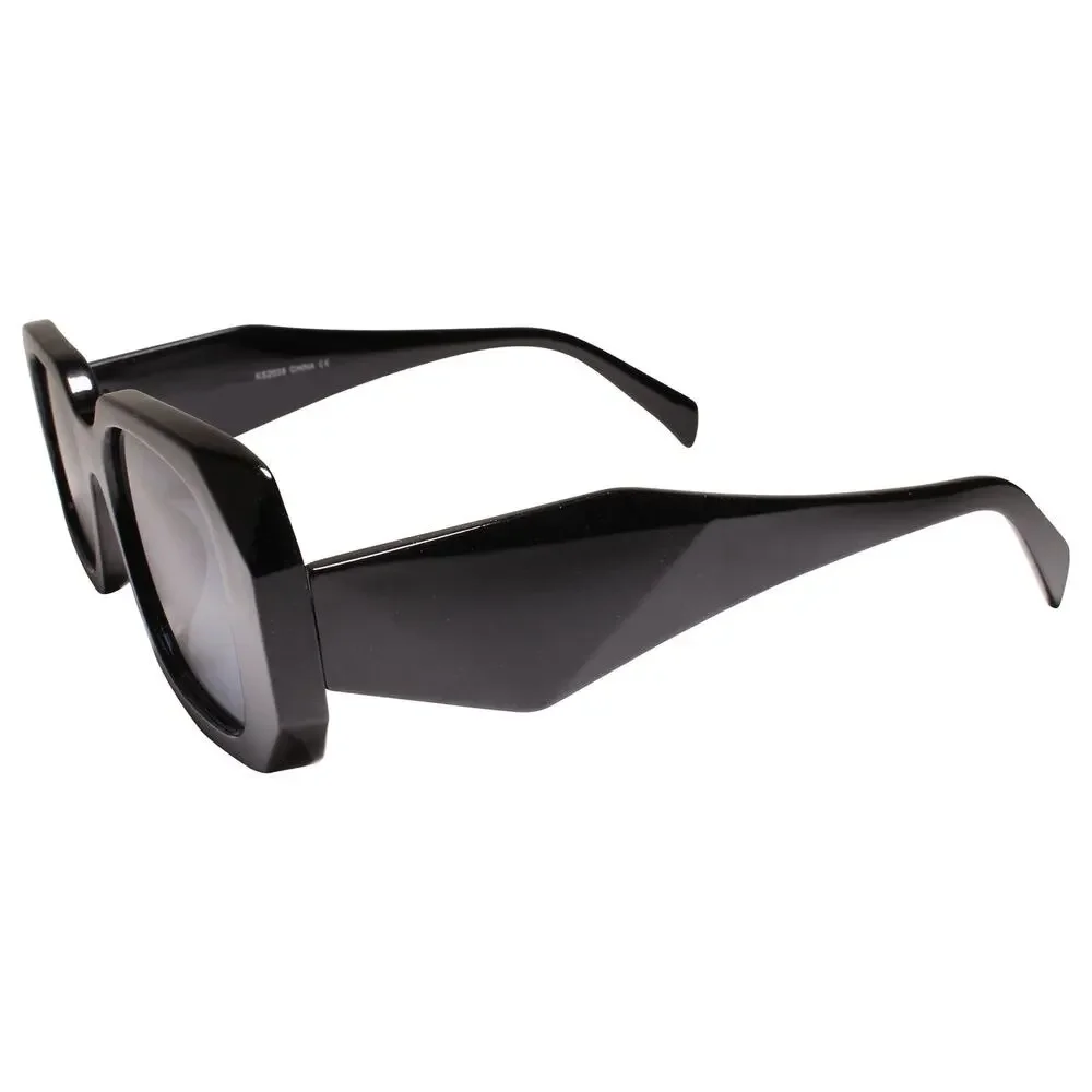 Classic Black Rectangle Sunglasses Men and Women Timeless Style and UV
